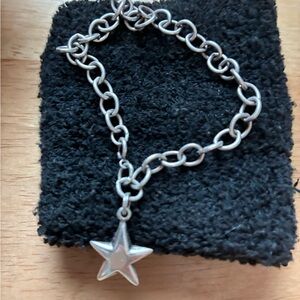 Silver Star Charm Bracelet